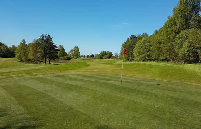 A view of the 14th hole at Dougalston Golf Club.
