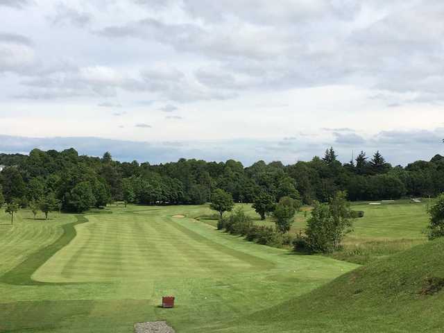 A view of a fairway at Rouken Glen Golf Centre.