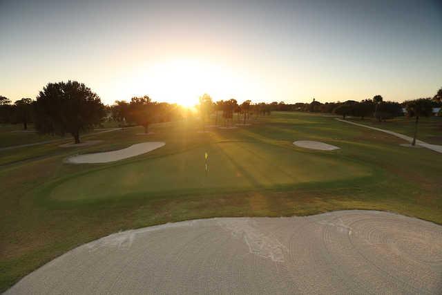 Looking back from the 9th hole at San Carlos Golf Club