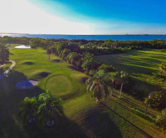 Looking back from the 12th green at Terra Ceia Bay Country Club.