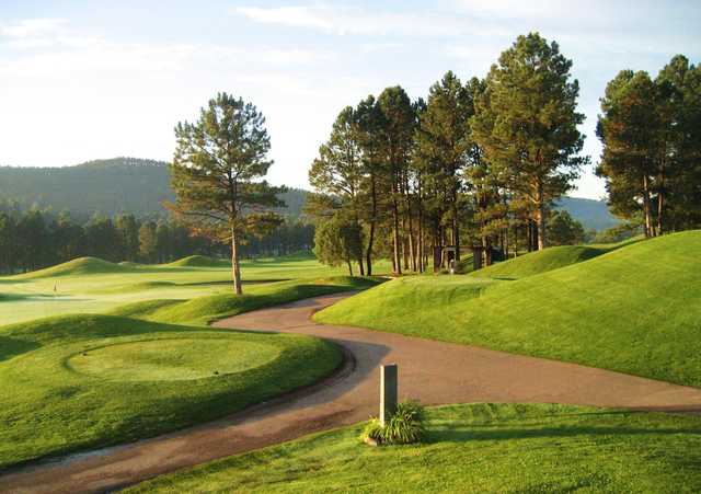 A view of a tee from Links at Sierra Blanca.