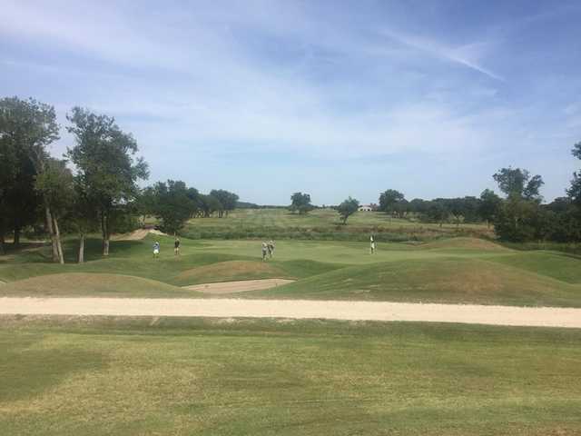 A view of a green at Squaw Valley Golf Course.