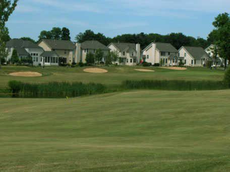 A view of green #13 at Delaware Golf Club