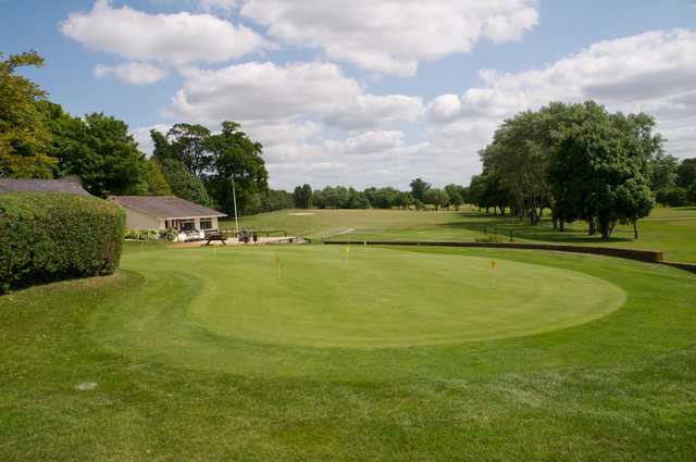 View of the puttin green at Southwick Park Golf Club