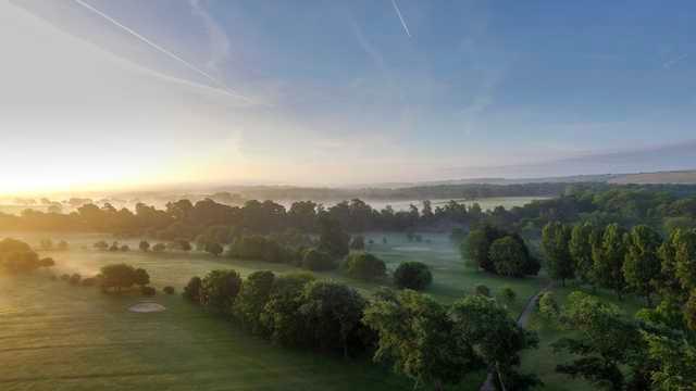 Misty morning at Southwick Park Golf Club