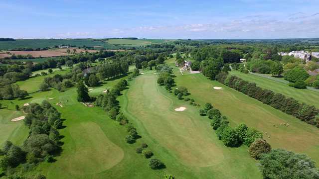 Aerial view from Southwick Park Golf Club