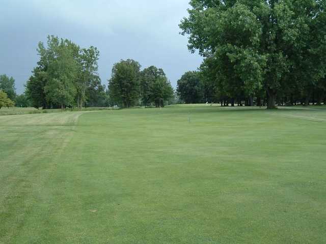 A view from fairway #4 at Foss Park Golf Course.