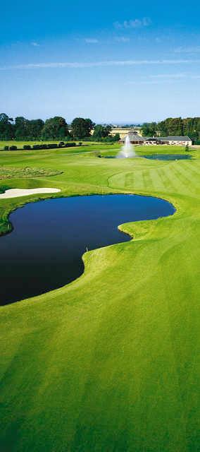 Aerial view from Kings Acre Golf Course and Academy