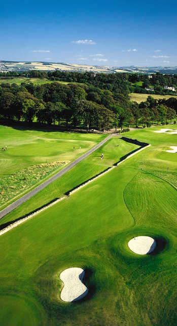 Aerial view from Kings Acre Golf Course and Academy