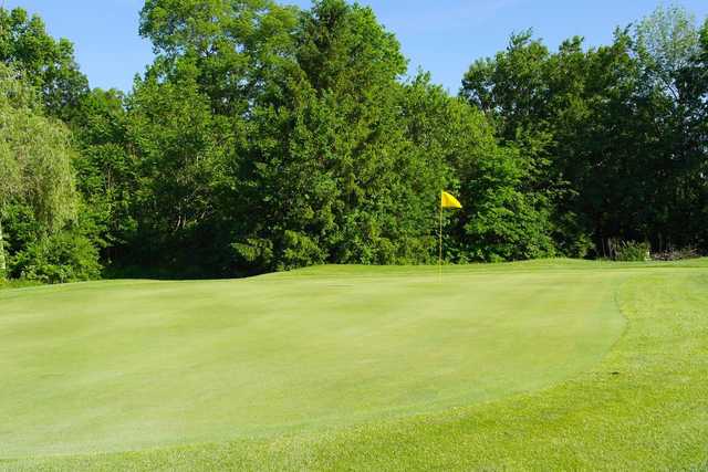 A view of a hole at Bear Chase Golf Club.