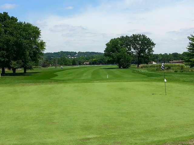 A view of a hole at Regulation from Reeves Golf Course.