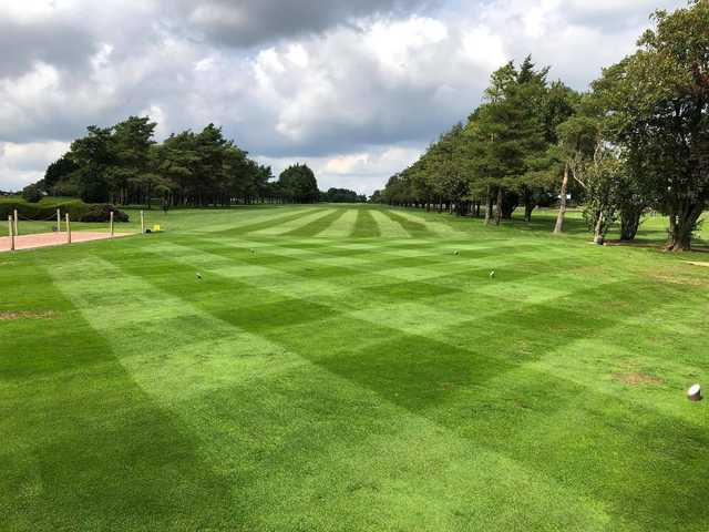 A view from a tee at Lansdown Golf Club.