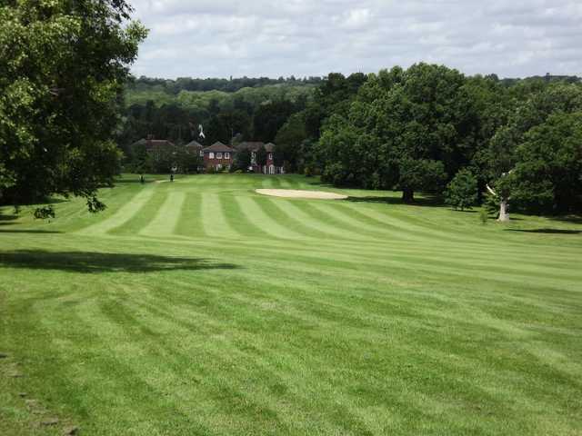 A view of a fairway at Stanmore Golf Club.