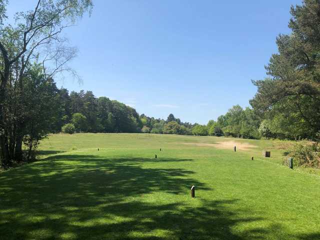 View from the 9th tee at Bramshaw Golf Club Forest Course