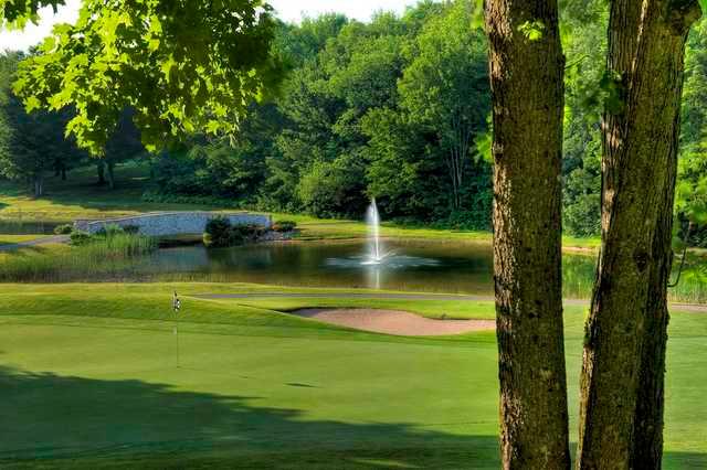 A view of green #8 at Gaylord Golf Club.