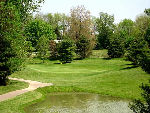 A view of the 12th green at Saint Albans Golf Club