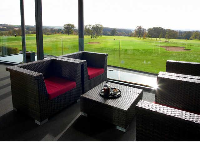 View from the restaurant at Kilnwick Percy Golf Club.