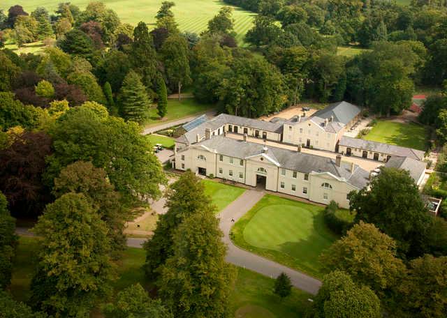 Aerial view from Luton Hoo Hotel, Golf, & Spa