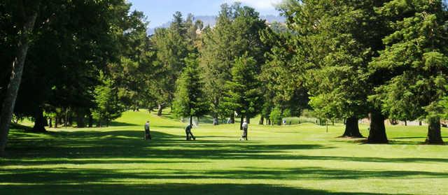 A view of a fairway at Blackberry Farm Golf Course.