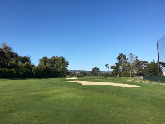 A view of a hole at Monterey Pines Golf Club.
