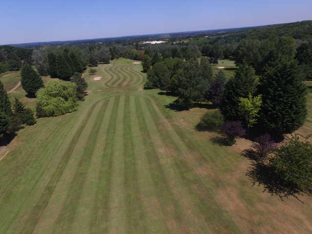 Aerial view of the 13th hole from Essendon Country Club - Old Course