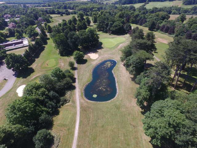 Aerial view of the 15th hole from Essendon Country Club - Old Course