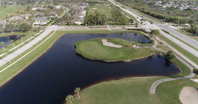 View of the 14th hole from Viera East Golf Club 