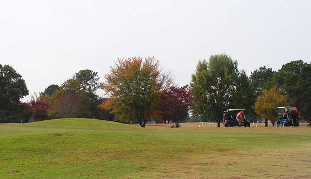 A fall day view from Country Club of Alabama.