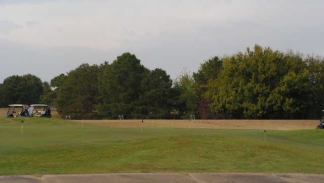 A view of the practice area at Country Club of Alabama.