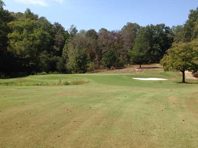 A view of hole #5 from The Creek At Hard Labor State Park.