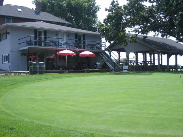 A view of the clubhouse at Homestead Springs Golf Course