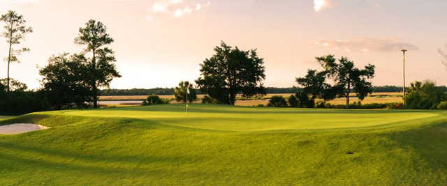 A view of hole #13 at Sanctuary Golf Club.