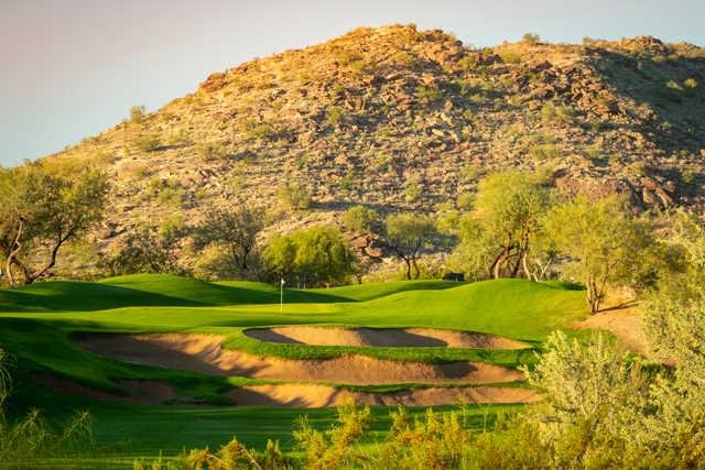 View of the 13th hole from Arizona Grand Resort.