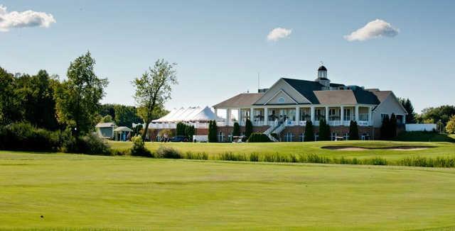 View of the clubhouse from The Captains Club Golf & Event Center