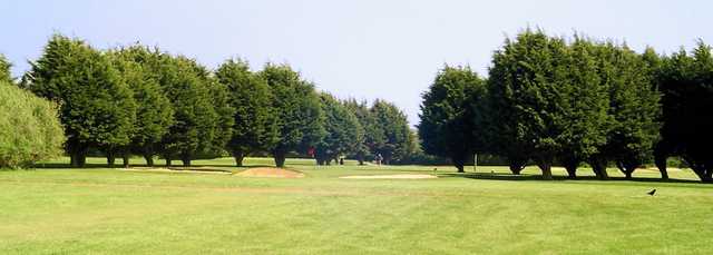 View of a green at RAF St. Athan Golf Club