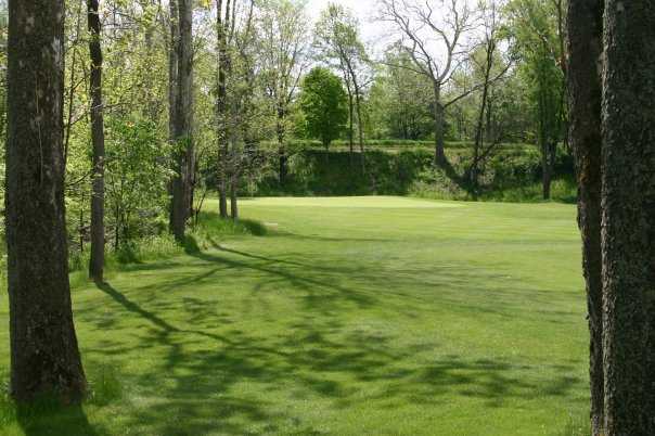 A view of green #15 at Chapel Hill Golf Course