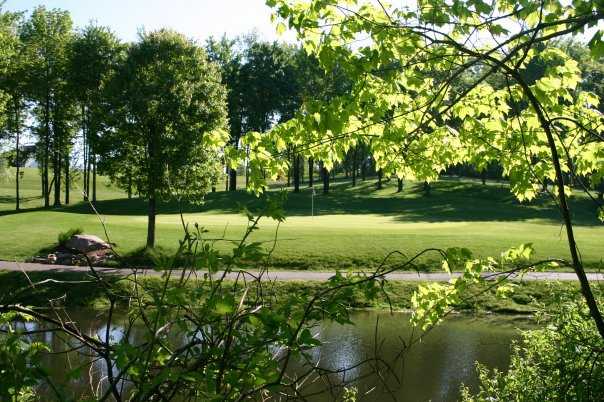 A view of the 7th green at Chapel Hill Golf Course