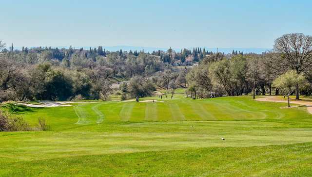 A view from a tee at Ridge Golf Course.