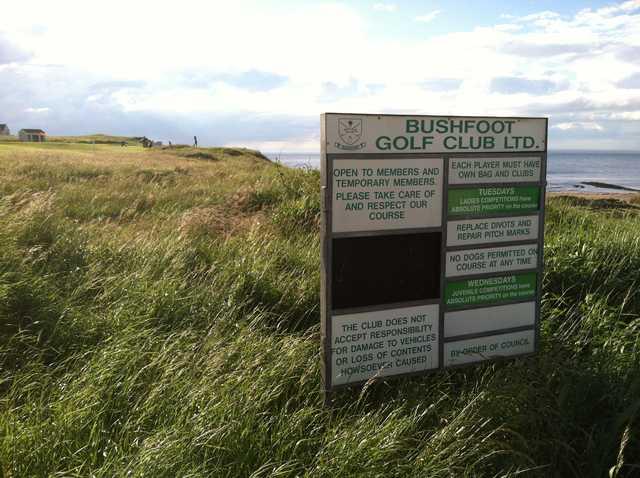 A view from Bushfoot Golf Club