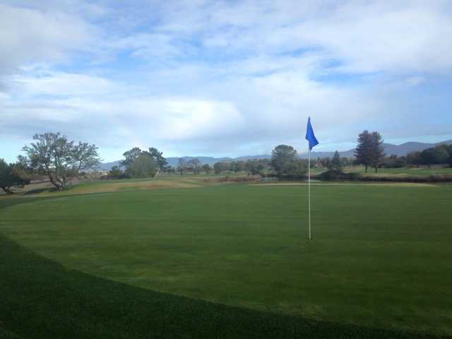 A view of a hole from Napa Golf Course at Kennedy Park.