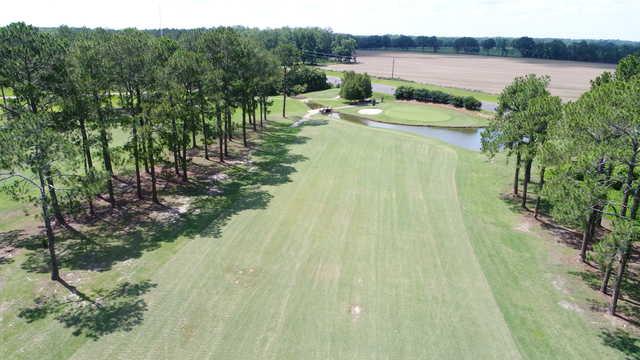View of the 10th fairway and green from the Tired Creek Golf Course