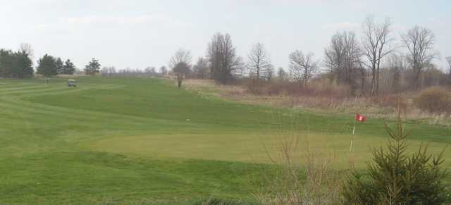 A view of the 8th green at Big Walnut Golf Club