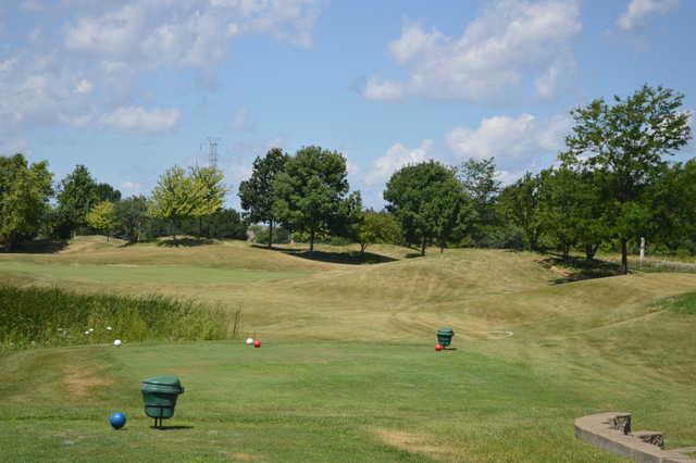 A view from a tee at Grayslake Golf Course.
