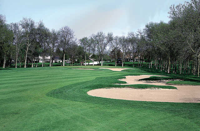 A view of hole #17 at Brown Deer Park Golf Club.