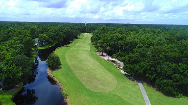 Aerial view from Shipyard Golf Club