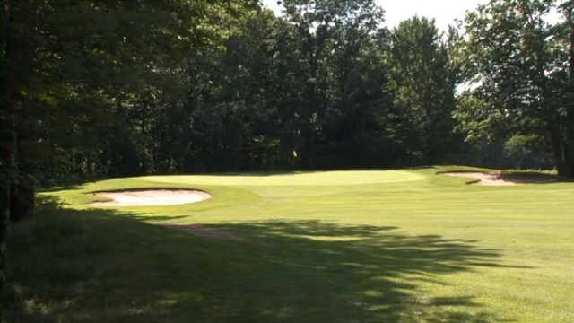 A view of the 6th green at Bass Lake Golf Course.