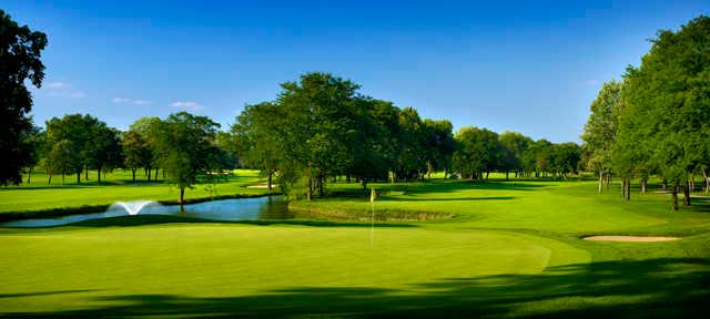 A view of a green at North from Olympia Fields Country Club.