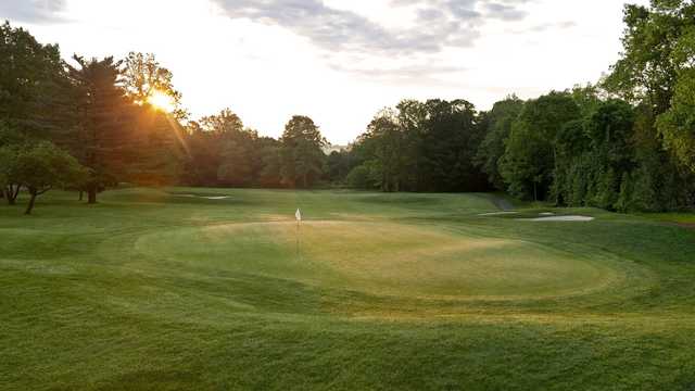 A view of the 13th green at Sterling Farms Golf Course.