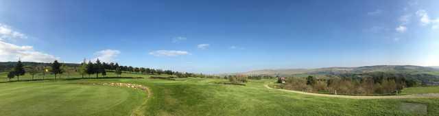 Panoramic view from Todmorden Golf Club