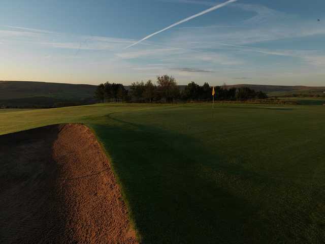 View of the 5th green at Todmorden Golf Club